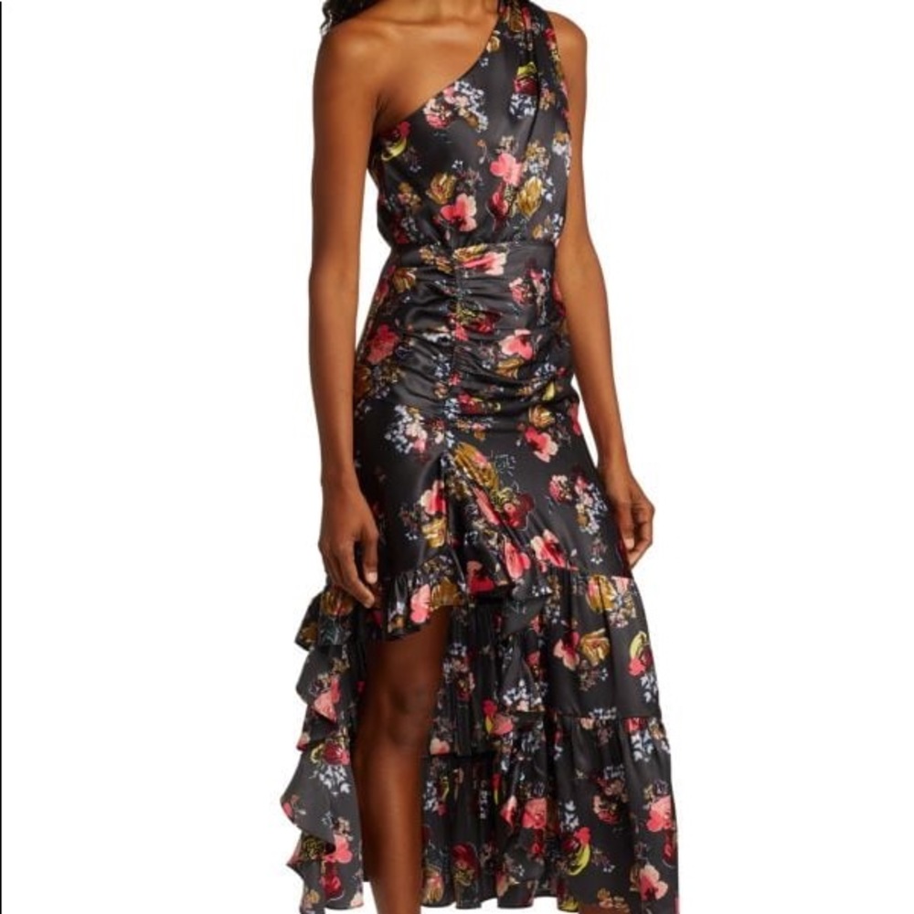 Cinq a Sept Kayleigh Silk Midi Dress